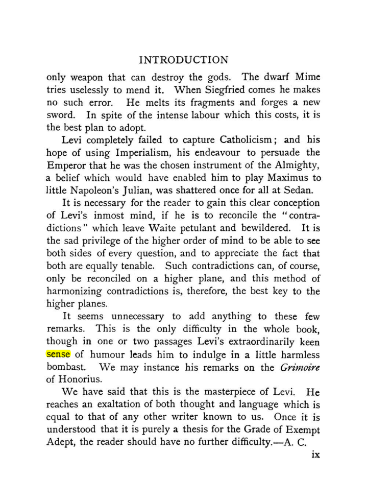 Original scan of The Equinox (Volume I, Number IX), PDF page 291