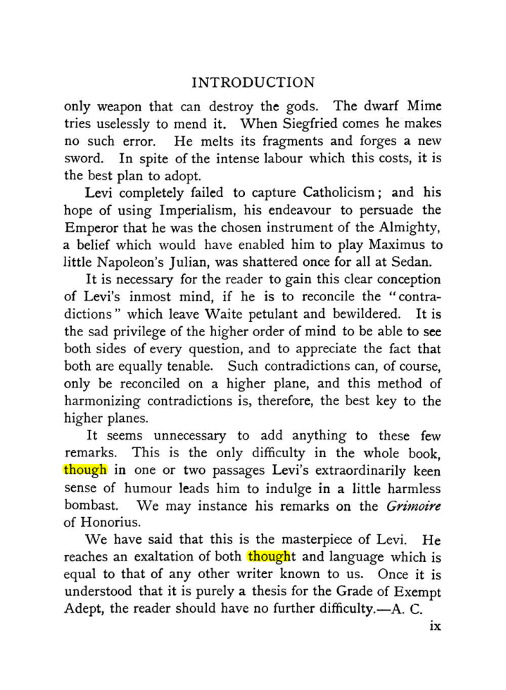 Original scan of The Equinox (Volume I, Number IX), PDF page 291