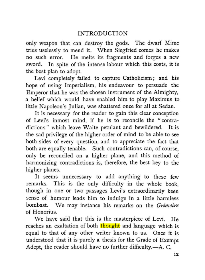 Original scan of The Equinox (Volume I, Number IX), PDF page 291