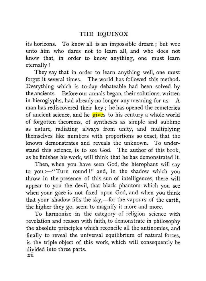 Original scan of The Equinox (Volume I, Number IX), PDF page 294