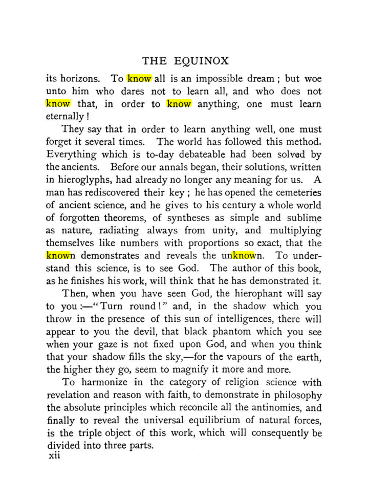 Original scan of The Equinox (Volume I, Number IX), PDF page 294