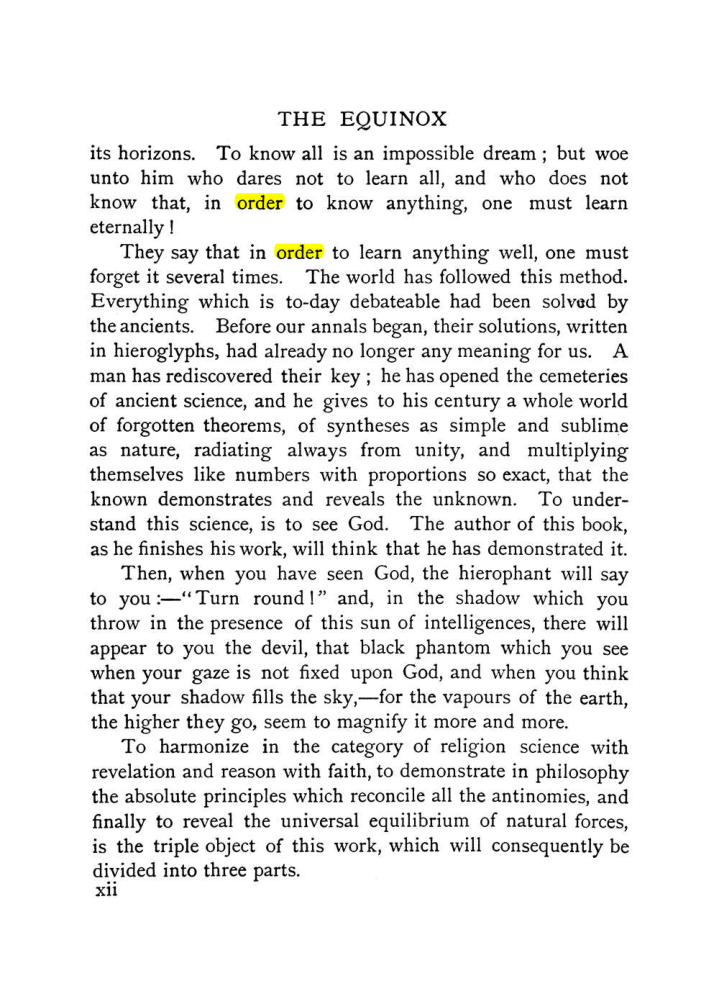 Original scan of The Equinox (Volume I, Number IX), PDF page 294