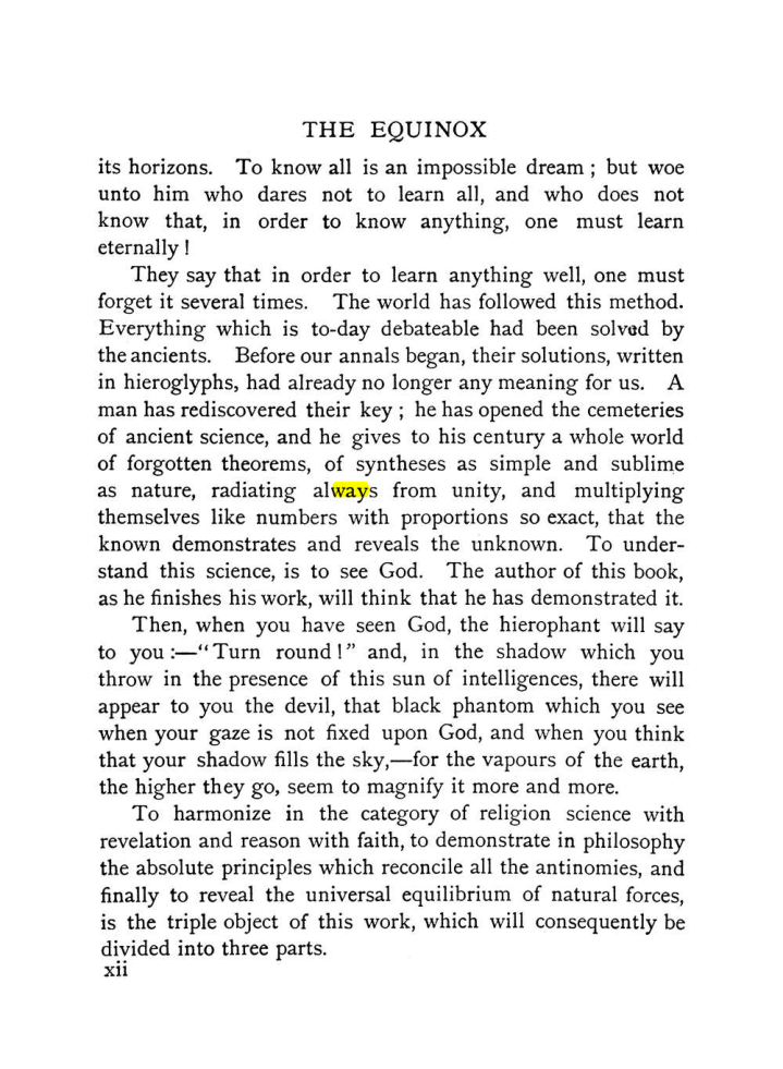 Original scan of The Equinox (Volume I, Number IX), PDF page 294
