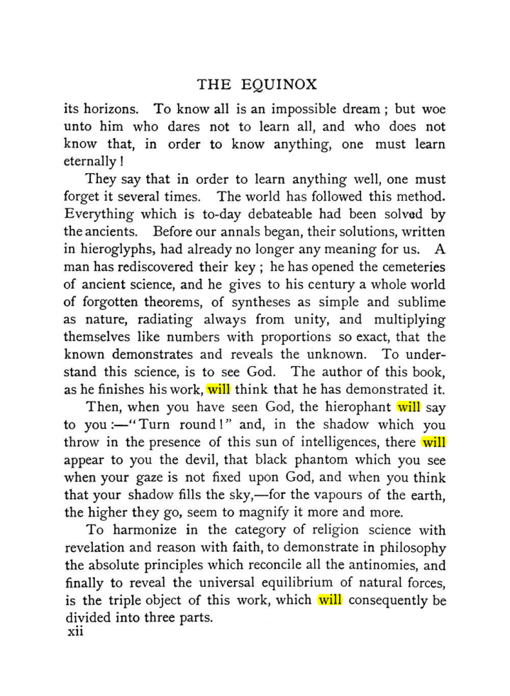 Original scan of The Equinox (Volume I, Number IX), PDF page 294