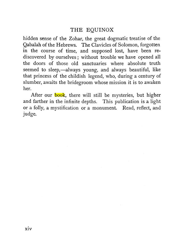 Original scan of The Equinox (Volume I, Number IX), PDF page 296