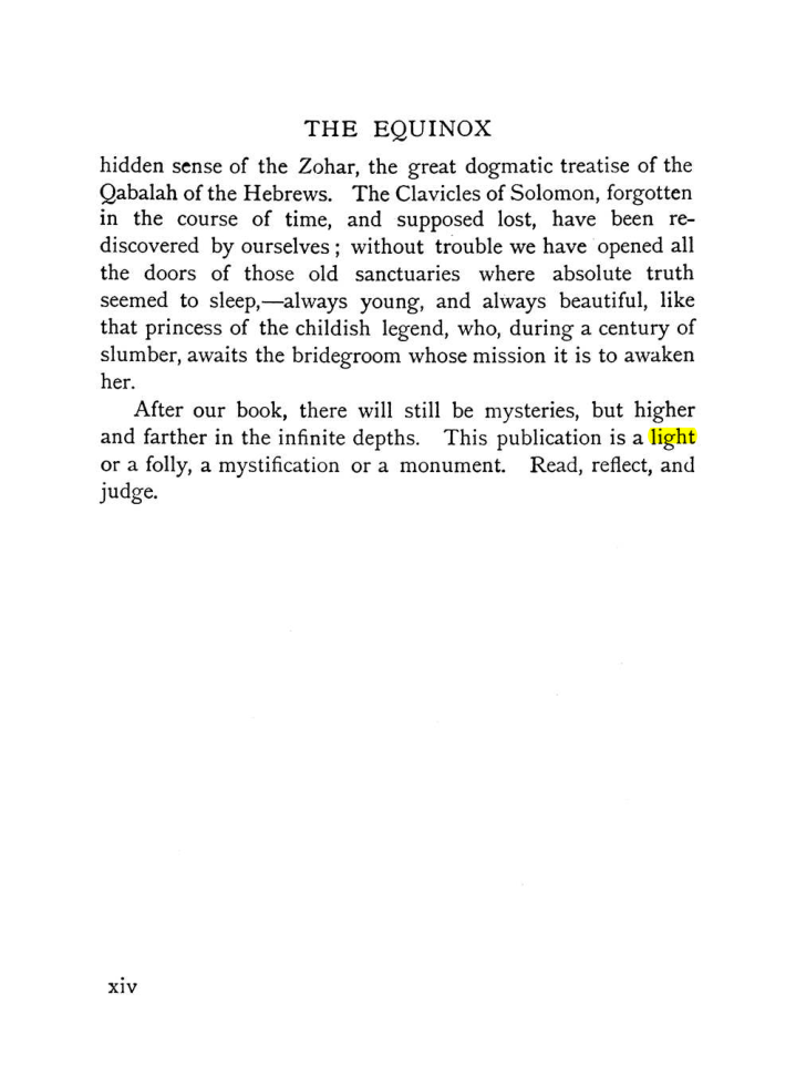 Original scan of The Equinox (Volume I, Number IX), PDF page 296