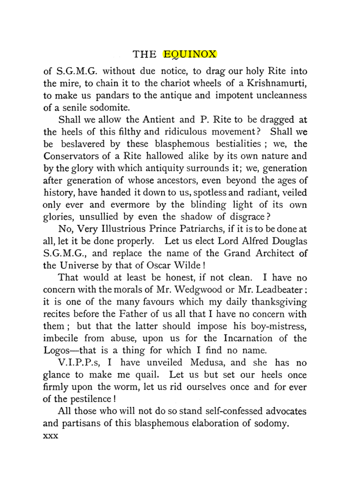 Original scan of The Equinox (Volume I, Number IX), PDF page 30