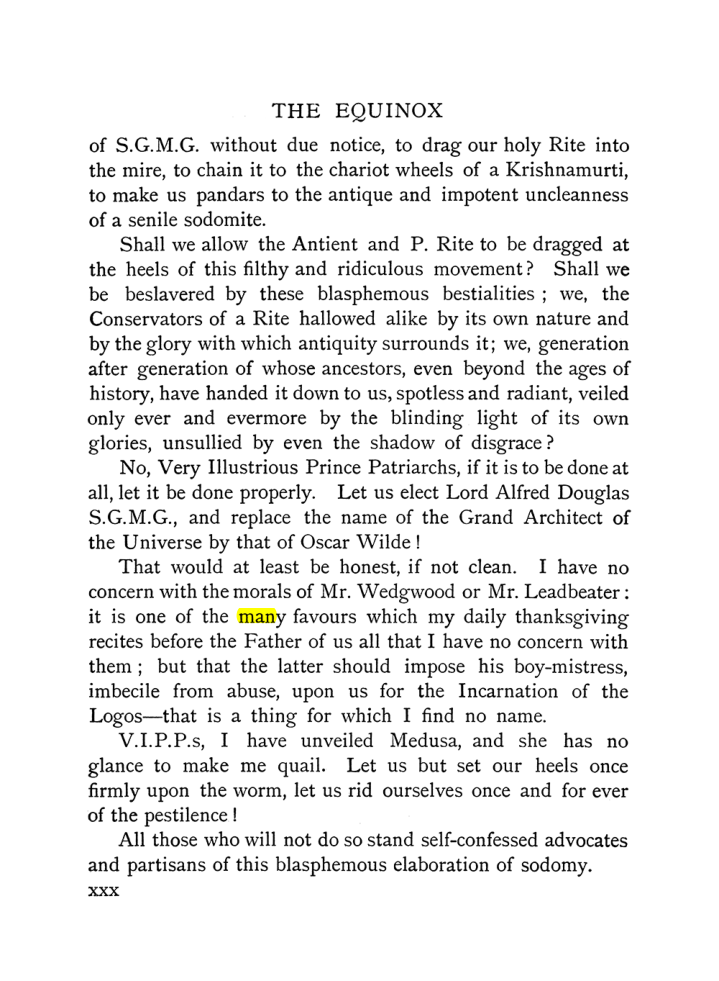 Original scan of The Equinox (Volume I, Number IX), PDF page 30