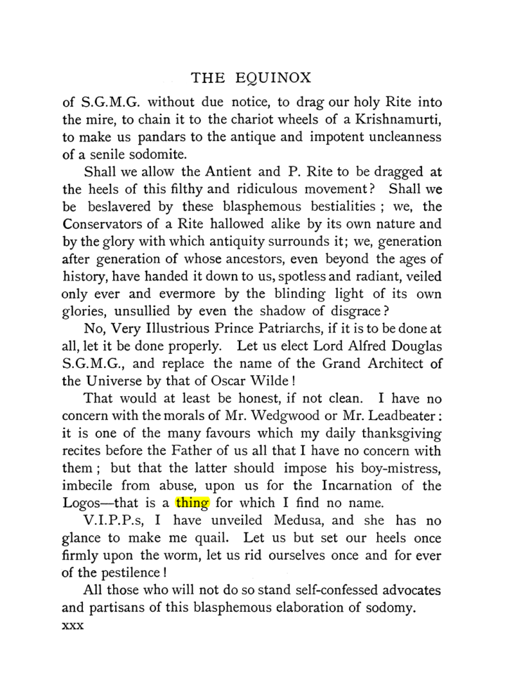 Original scan of The Equinox (Volume I, Number IX), PDF page 30