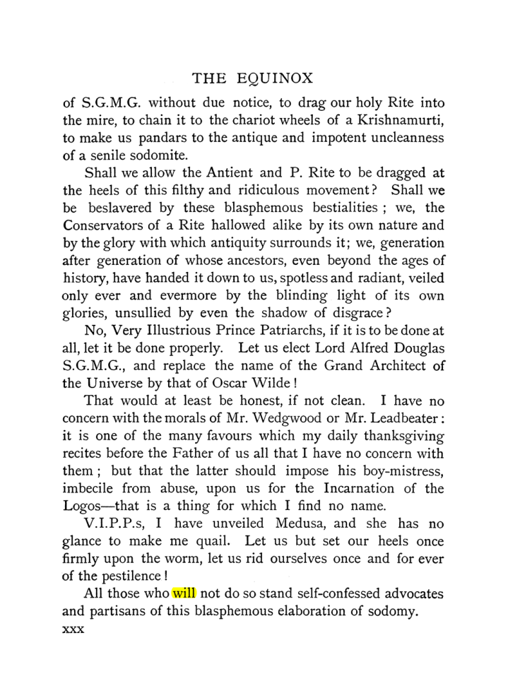 Original scan of The Equinox (Volume I, Number IX), PDF page 30