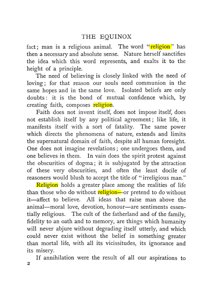 Original scan of The Equinox (Volume I, Number IX), PDF page 300