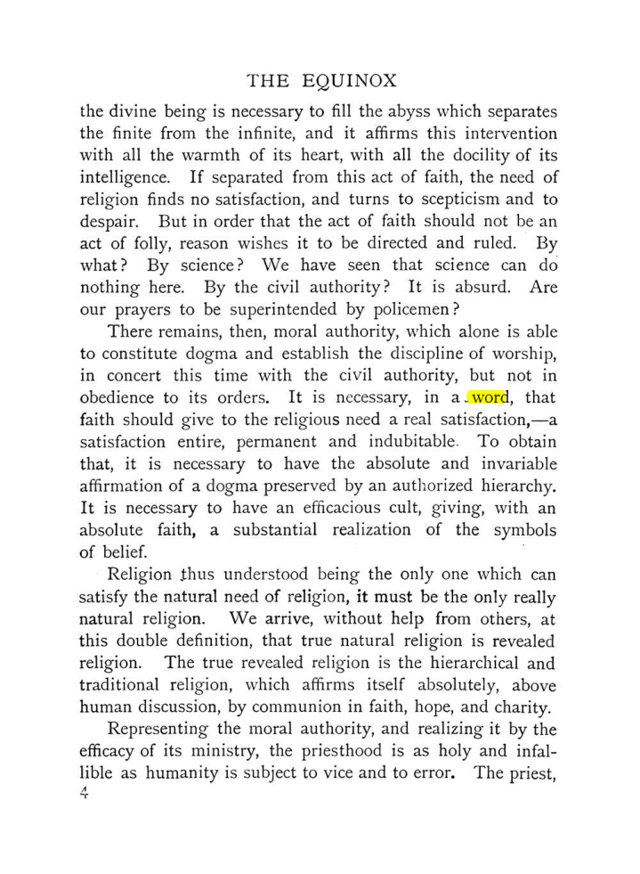 Original scan of The Equinox (Volume I, Number IX), PDF page 302