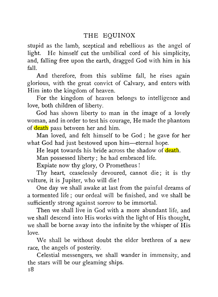 Original scan of The Equinox (Volume I, Number IX), PDF page 316