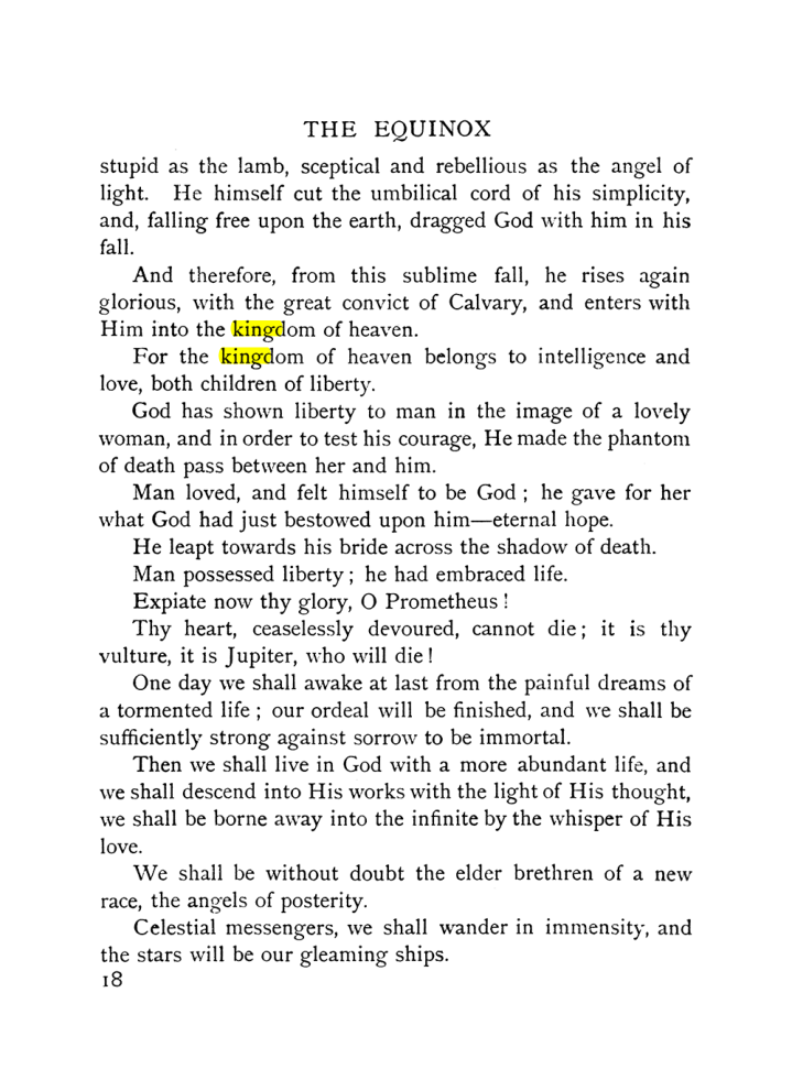 Original scan of The Equinox (Volume I, Number IX), PDF page 316