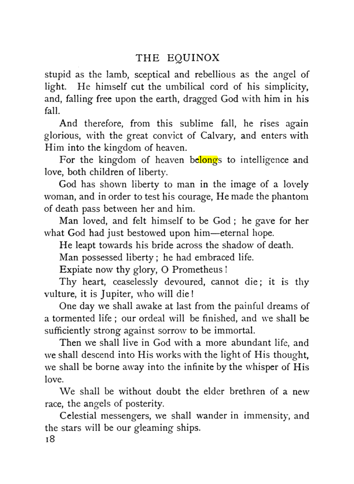 Original scan of The Equinox (Volume I, Number IX), PDF page 316