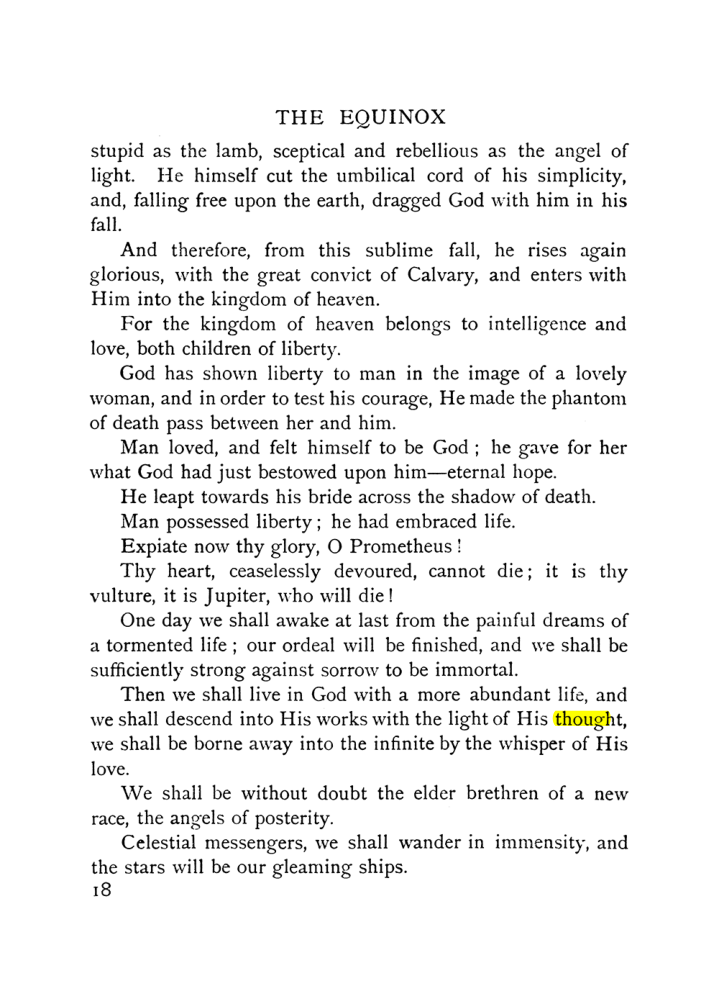 Original scan of The Equinox (Volume I, Number IX), PDF page 316