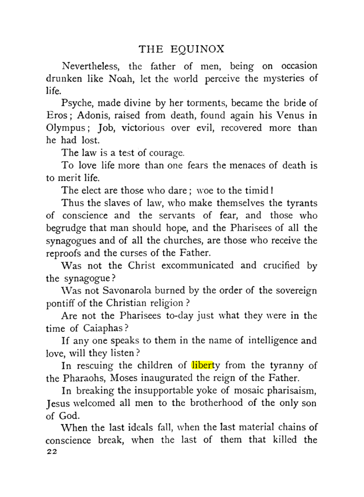 Original scan of The Equinox (Volume I, Number IX), PDF page 320