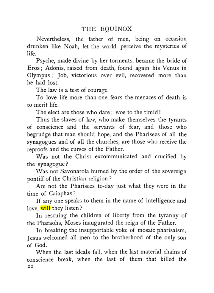 Original scan of The Equinox (Volume I, Number IX), PDF page 320