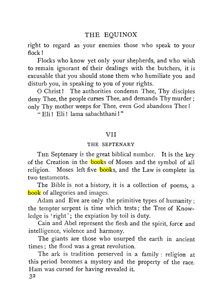 Original scan of The Equinox (Volume I, Number IX), PDF page 330