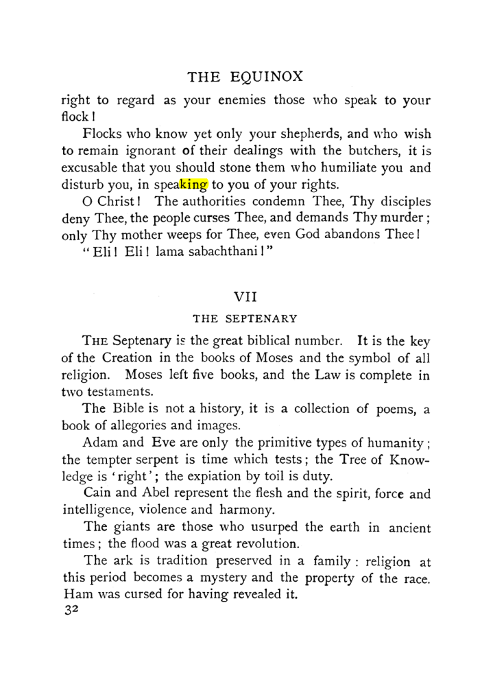 Original scan of The Equinox (Volume I, Number IX), PDF page 330