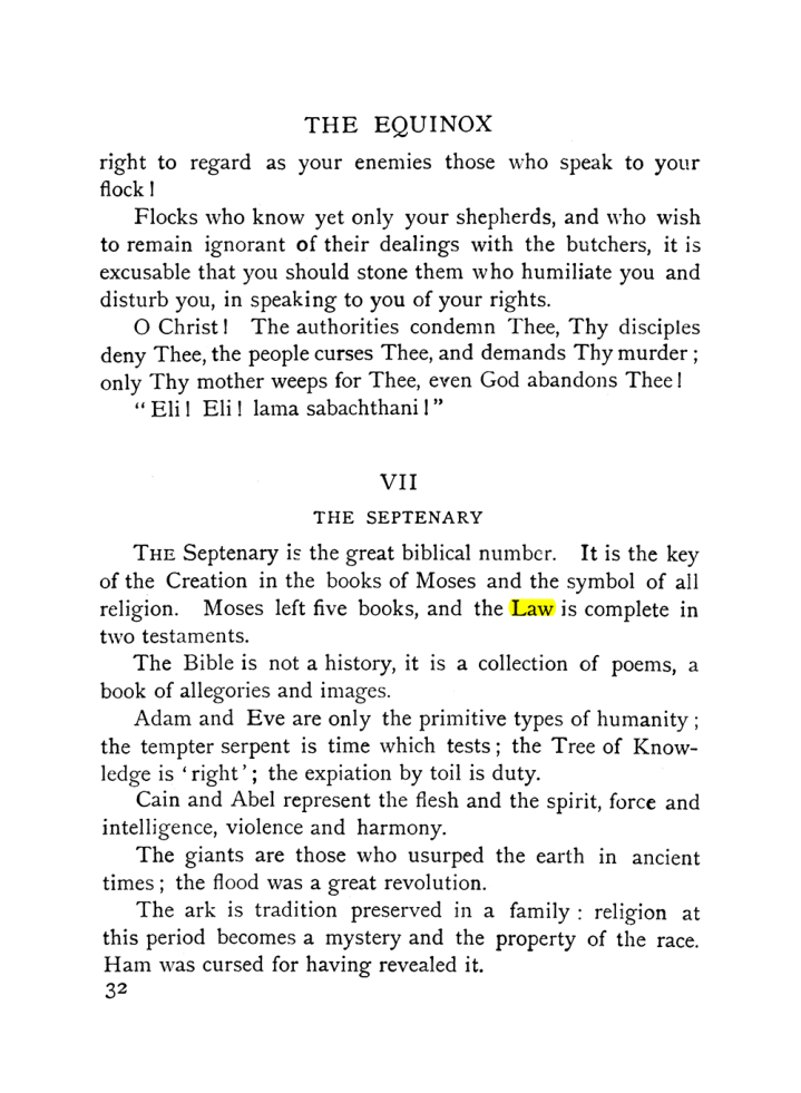 Original scan of The Equinox (Volume I, Number IX), PDF page 330