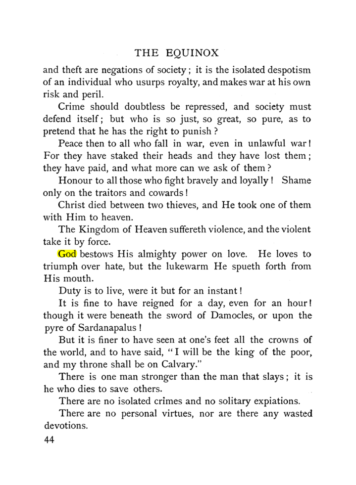 Original scan of The Equinox (Volume I, Number IX), PDF page 342