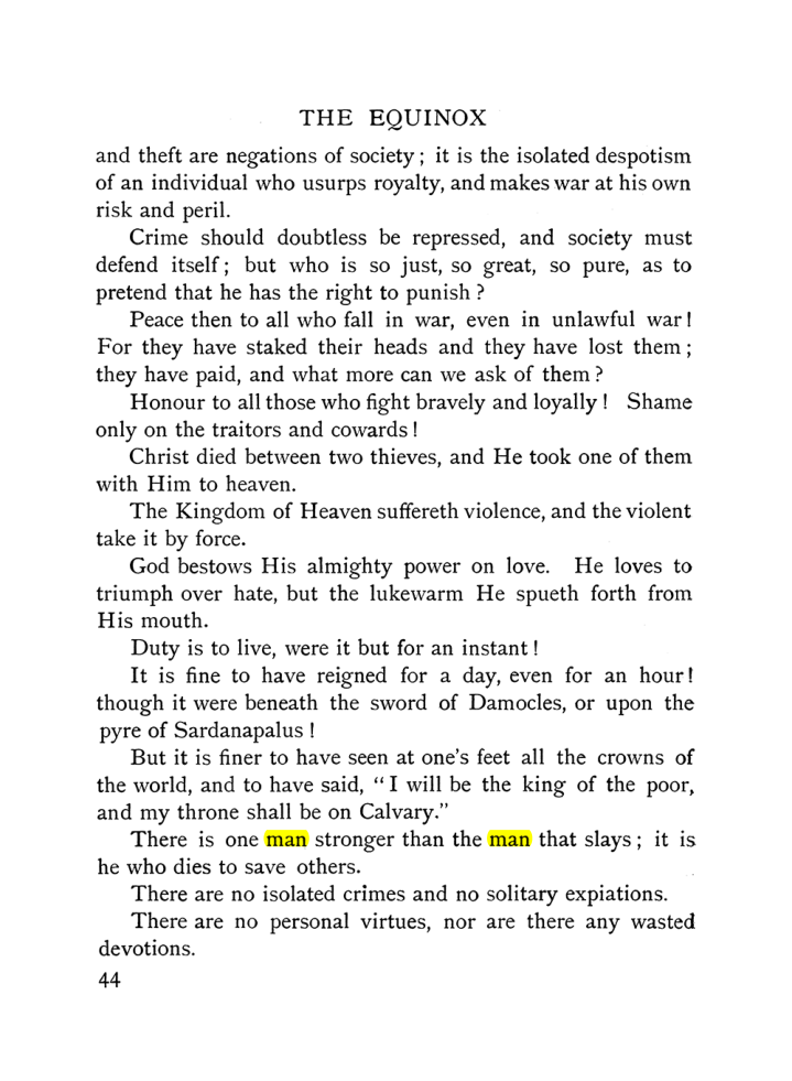 Original scan of The Equinox (Volume I, Number IX), PDF page 342