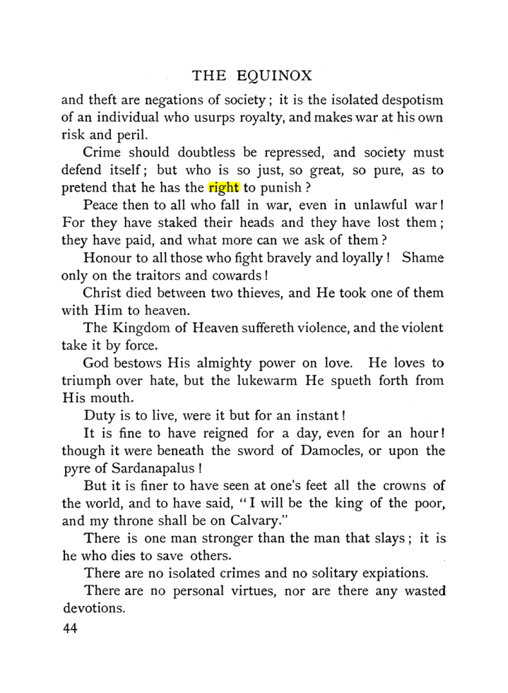 Original scan of The Equinox (Volume I, Number IX), PDF page 342