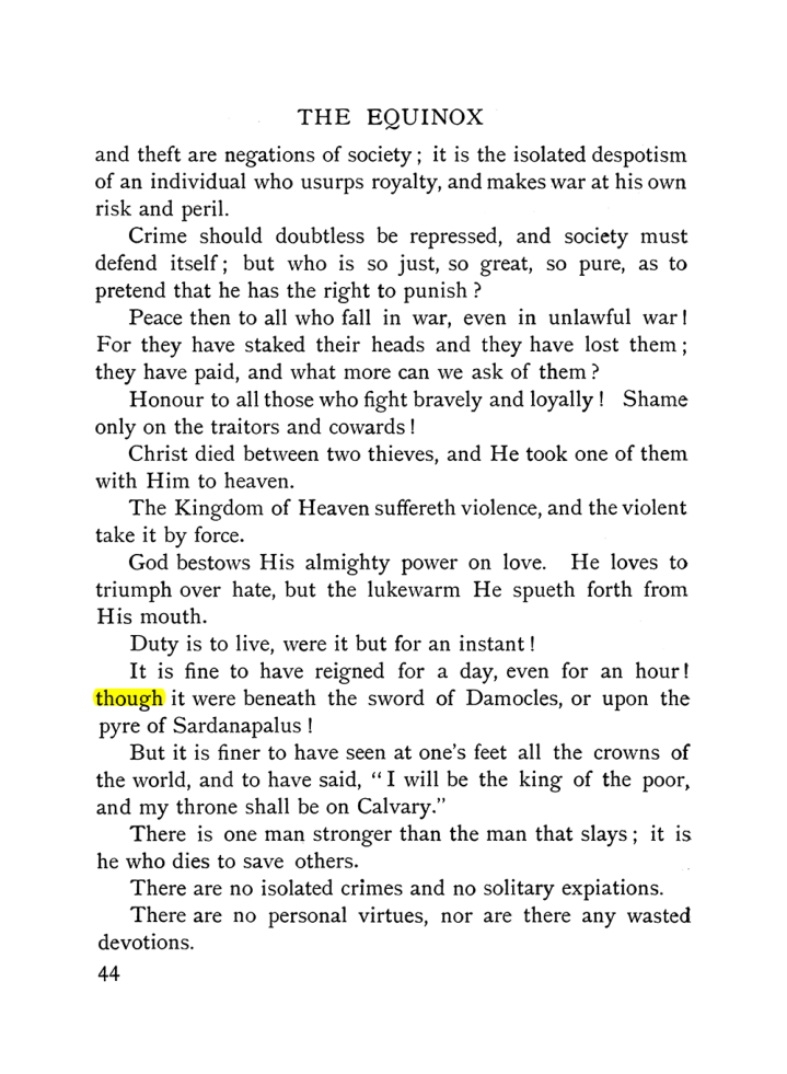 Original scan of The Equinox (Volume I, Number IX), PDF page 342