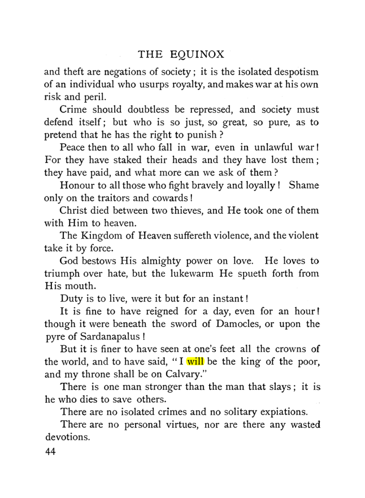 Original scan of The Equinox (Volume I, Number IX), PDF page 342