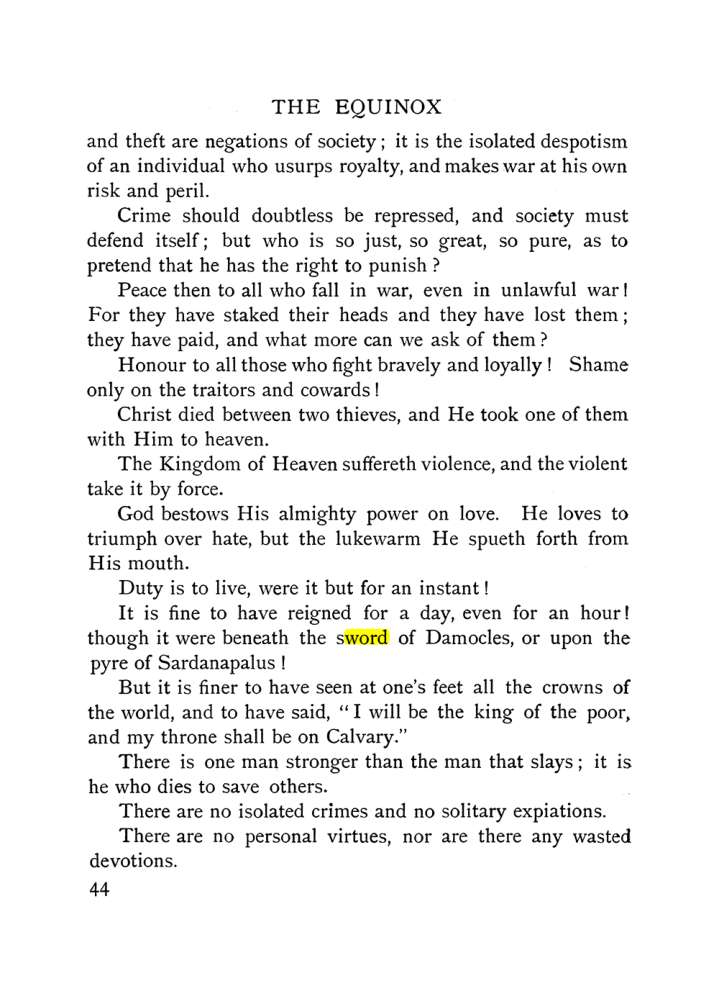 Original scan of The Equinox (Volume I, Number IX), PDF page 342
