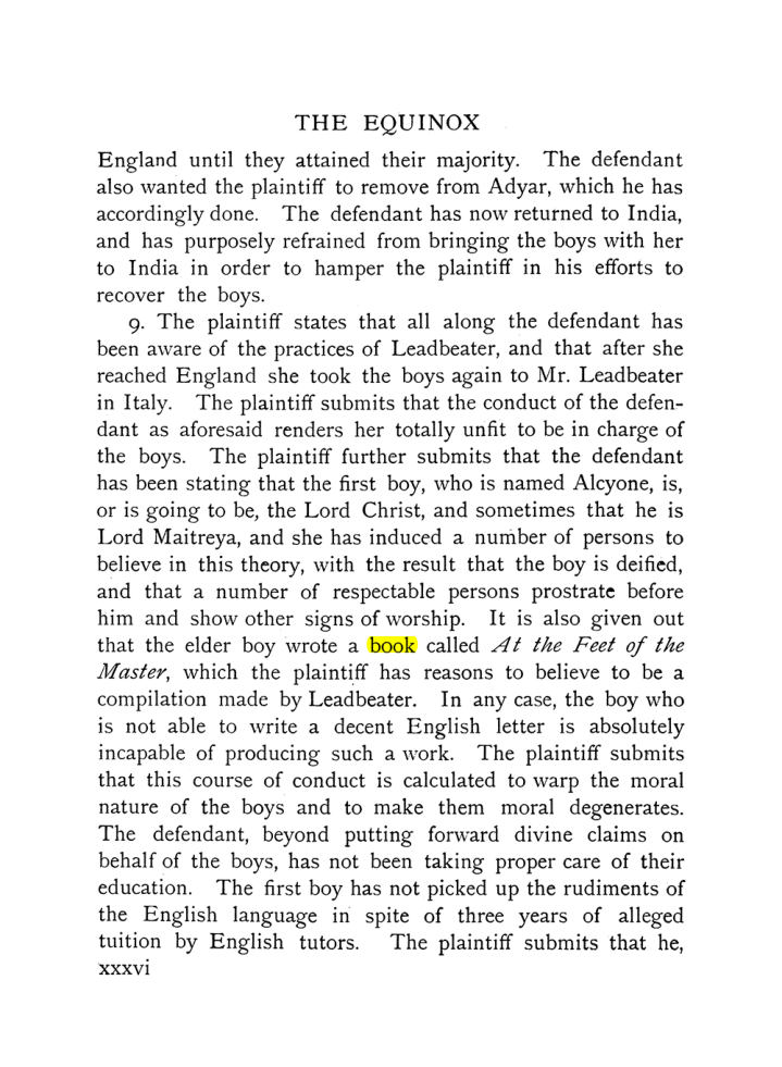 Original scan of The Equinox (Volume I, Number IX), PDF page 36