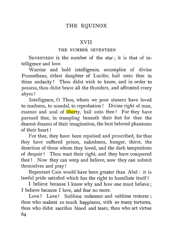 Original scan of The Equinox (Volume I, Number IX), PDF page 362