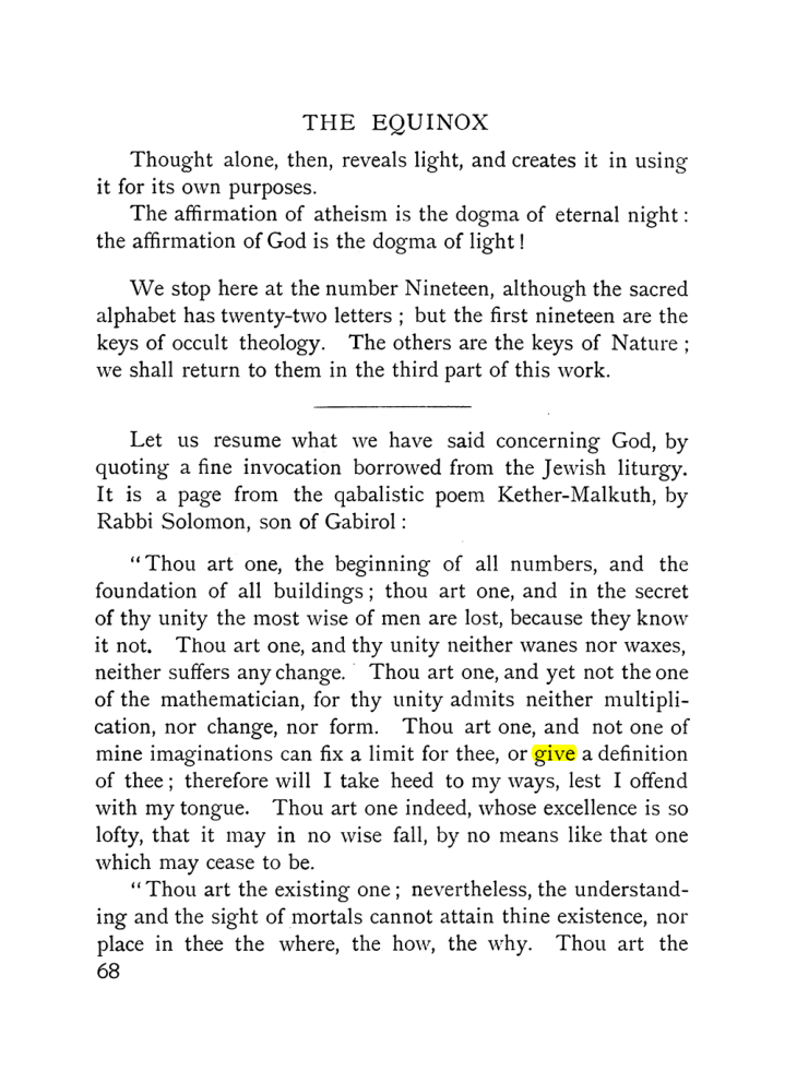 Original scan of The Equinox (Volume I, Number IX), PDF page 366