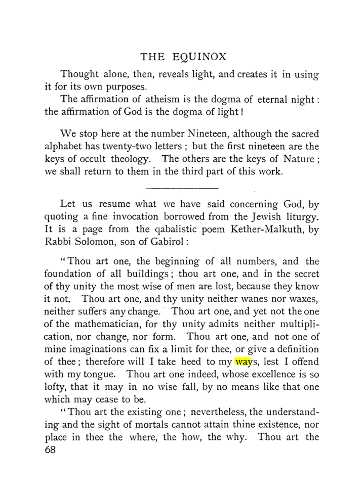 Original scan of The Equinox (Volume I, Number IX), PDF page 366