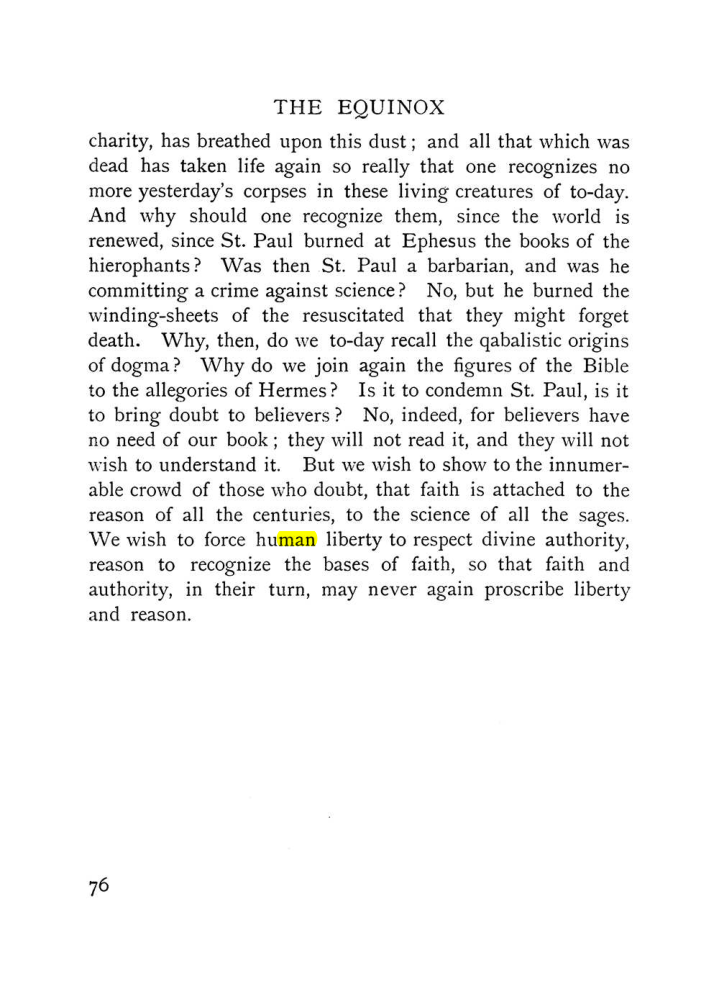 Original scan of The Equinox (Volume I, Number IX), PDF page 374