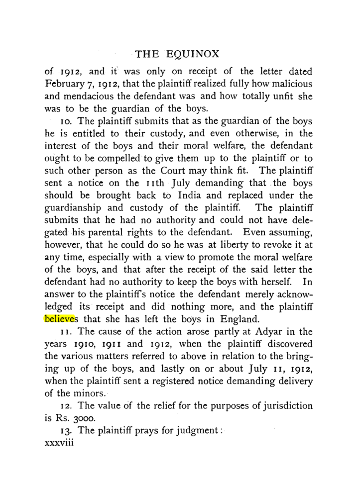 Original scan of The Equinox (Volume I, Number IX), PDF page 38