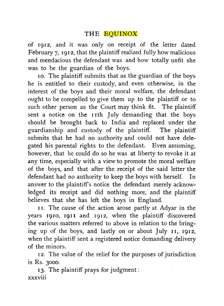 Original scan of The Equinox (Volume I, Number IX), PDF page 38