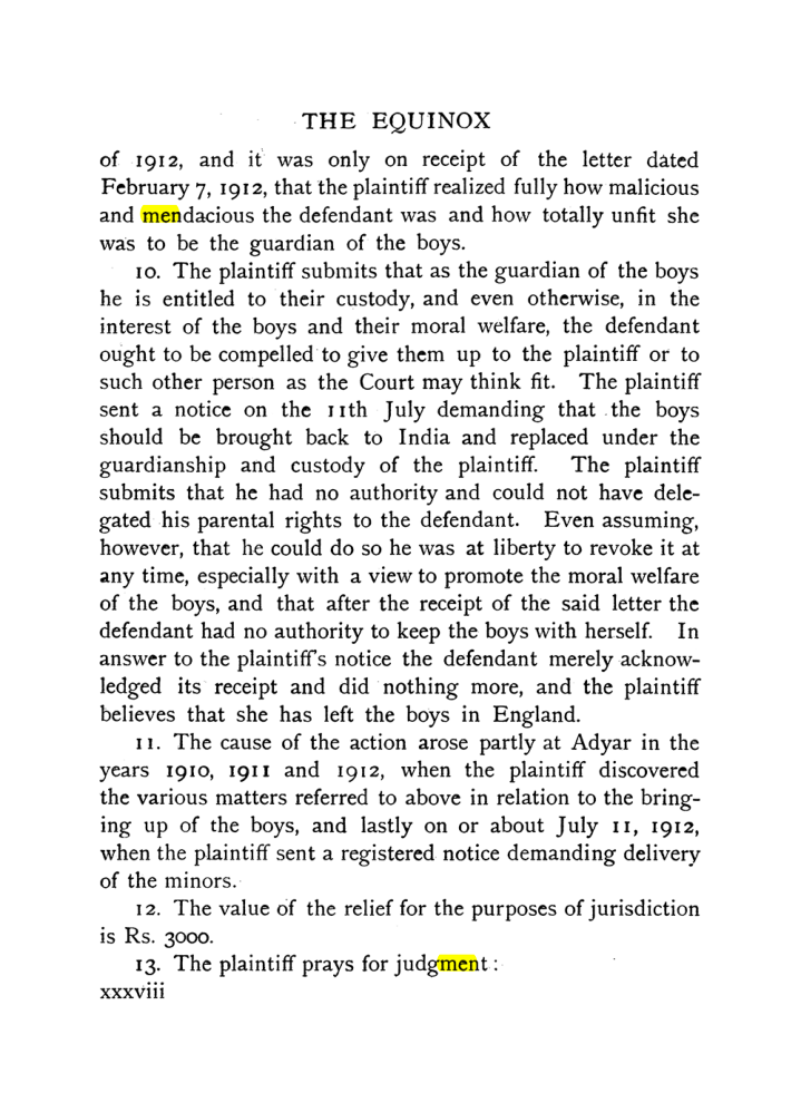 Original scan of The Equinox (Volume I, Number IX), PDF page 38