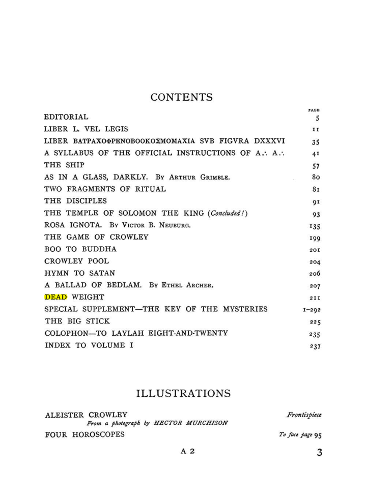 Original scan of The Equinox (Volume I, Number IX), PDF page 43