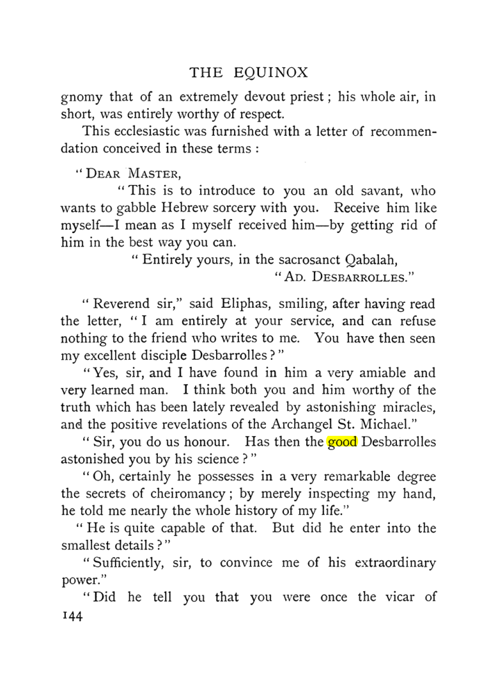 Original scan of The Equinox (Volume I, Number IX), PDF page 442