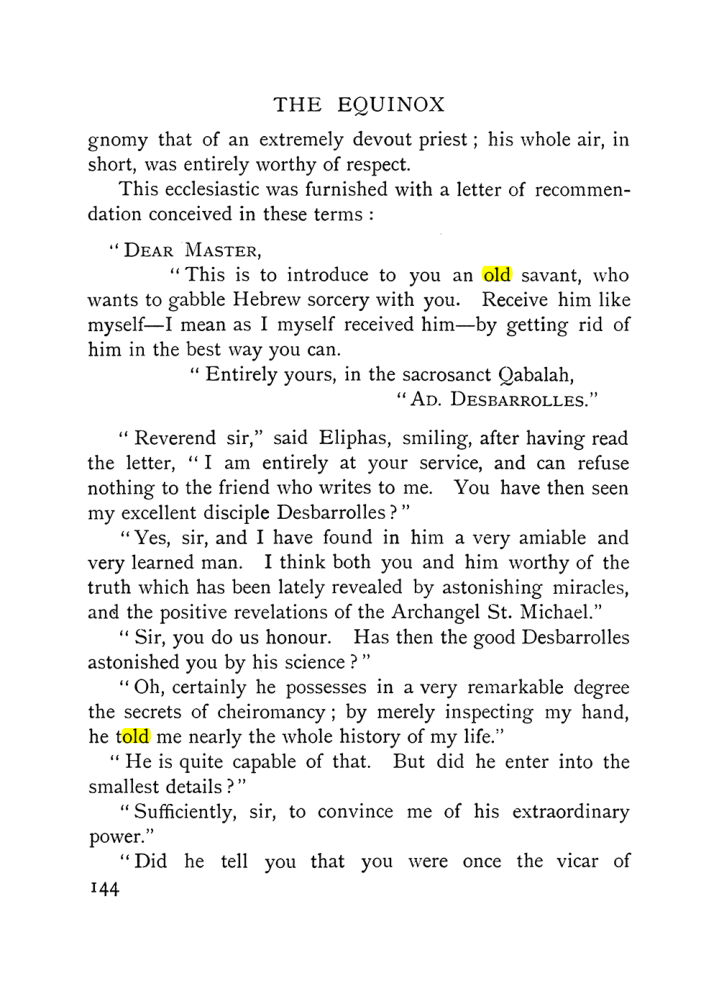 Original scan of The Equinox (Volume I, Number IX), PDF page 442