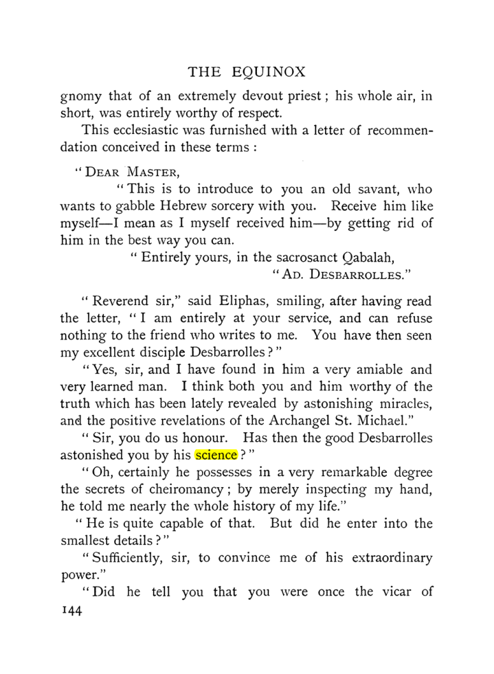 Original scan of The Equinox (Volume I, Number IX), PDF page 442