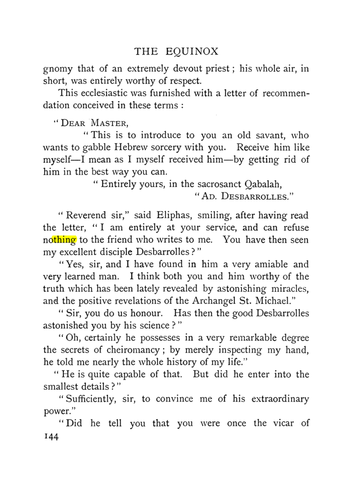 Original scan of The Equinox (Volume I, Number IX), PDF page 442