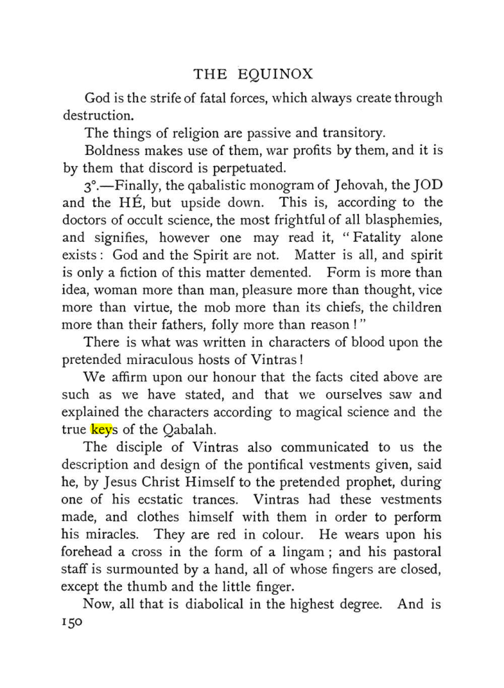 Original scan of The Equinox (Volume I, Number IX), PDF page 448