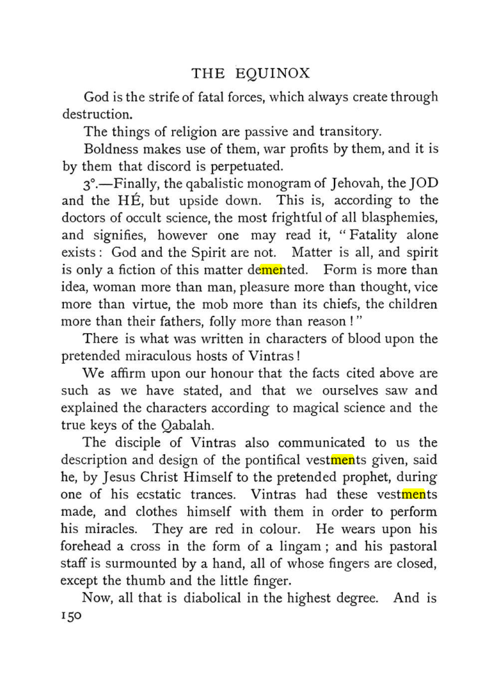 Original scan of The Equinox (Volume I, Number IX), PDF page 448