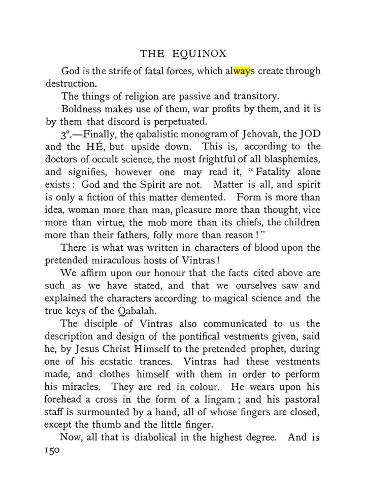 Original scan of The Equinox (Volume I, Number IX), PDF page 448