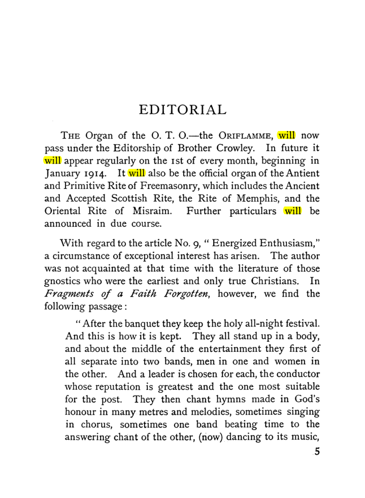Original scan of The Equinox (Volume I, Number IX), PDF page 45