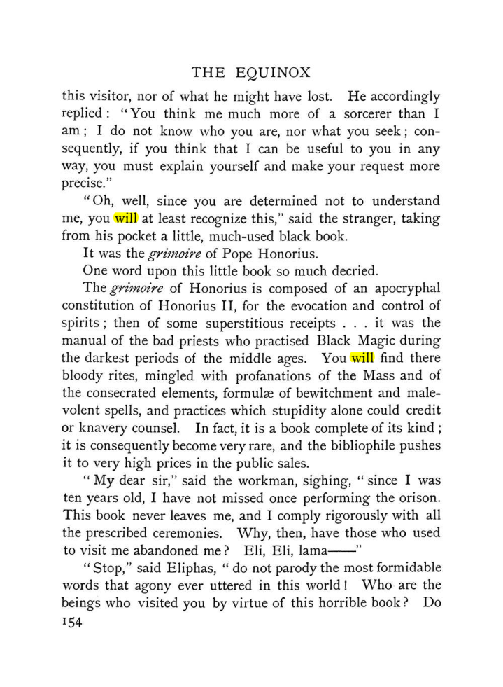 Original scan of The Equinox (Volume I, Number IX), PDF page 452