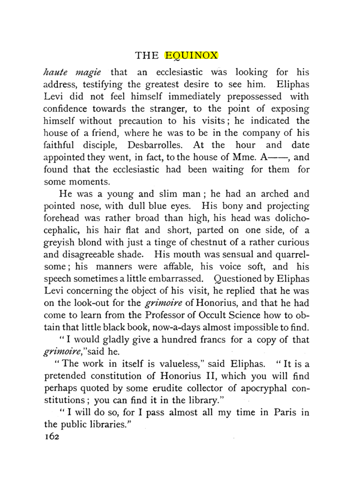 Original scan of The Equinox (Volume I, Number IX), PDF page 460